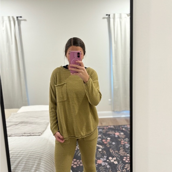 Free People Tops - Free People Beach Knit Sweater and Pants Set size xs